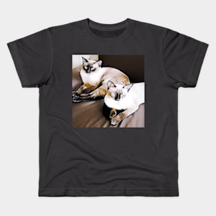 SIAMESE CAT Kids T-Shirt